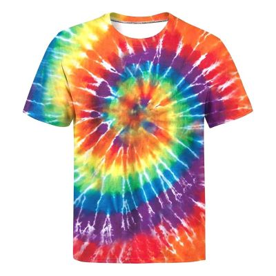 Rainbow Stripe Tie Dye T Shirt Manufacturers, Suppliers, Exporters in Delhi