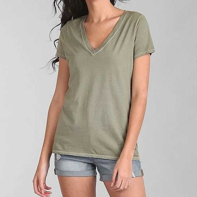 Vintage Wash V Neck T Shirt Manufacturers, Suppliers, Exporters in Delhi