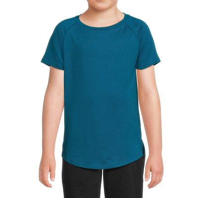 Active Girls’ T-Shirt - Athletic Fit Crew Neck Top in Moisture-Wicking 100% Polyester for Ages 3-15 in Neon Pink, Blue & Green Manufacturers, Suppliers, Exporters in Delhi