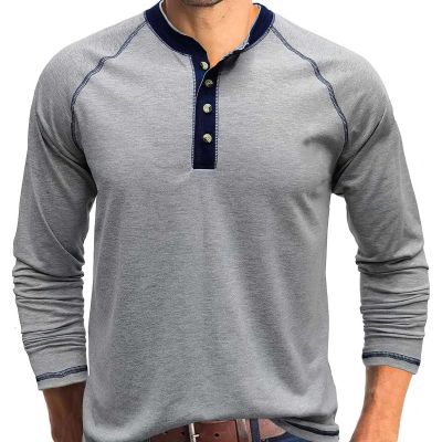 Classic Cotton Henley Shirt for Men - Short Sleeve, 3-Button Neckline, Breathable & Lightweight Manufacturers, Suppliers, Exporters in Delhi