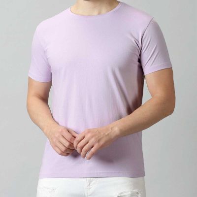 Classic Crew Neck Casual T-Shirt for Men - 100% Combed Cotton, Regular Fit, Ribbed Collar Manufacturers, Suppliers, Exporters in Delhi