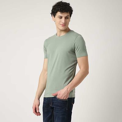 Cotton Blend Corporate T-Shirt – Slim Fit, Soft & Durable Fabric, Available in Black, Grey, Navy (S-3XL) Manufacturers, Suppliers, Exporters in Delhi