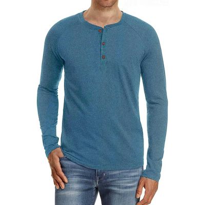 Cotton Henley T-Shirt | Regular Fit with Buttoned Collar | S-XXL Sizes Manufacturers, Suppliers, Exporters in Delhi