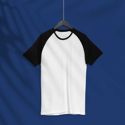 Cotton Raglan Sleeve T-Shirt | Slim Fit with Sporty Design | S-3XL Available Manufacturers, Suppliers, Exporters in Delhi