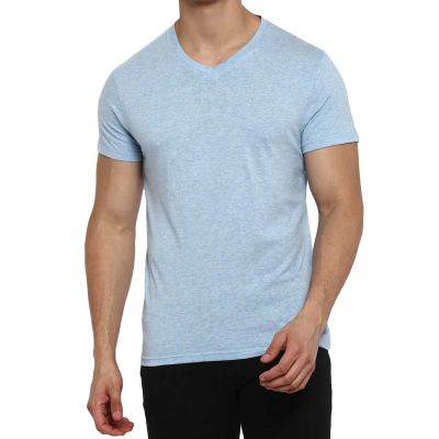 Cotton V-Neck T-Shirt - 100% Combed Cotton, Slim Fit, Lightweight Fabric Manufacturers, Suppliers, Exporters in Delhi
