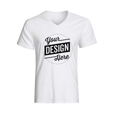 Custom V-Neck T-Shirt for Men & Women - Soft Cotton-Lycra Blend, Personalized Designs, Comfortable Fit, Various Colors & Sizes Manufacturers, Suppliers, Exporters in Delhi