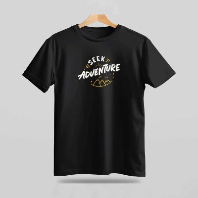 Eco-Friendly Logo T-Shirt for Men - 100% Organic Cotton, Regular Fit, Front Chest Logo Print Manufacturers, Suppliers, Exporters in Delhi
