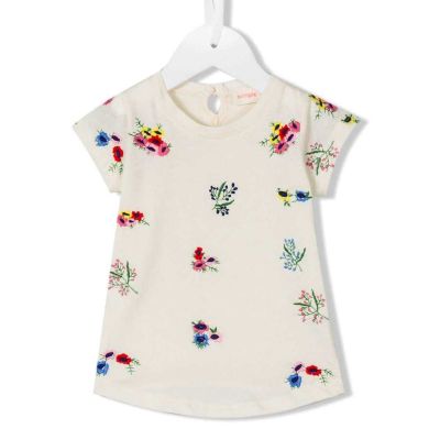 Embroidered Girls’ T-Shirt - Regular Fit Crew Neck Top in 100% Cotton for Ages 3-15 with Unique Embroidery Designs Manufacturers, Suppliers, Exporters in Delhi