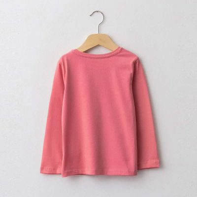 Fitted Girls’ T-Shirt - Slim Fit V-Neck Top in Stretchable Cotton-Lycra Blend for Ages 3-15 in Light Blue, Coral, Grey & Black Manufacturers, Suppliers, Exporters in Delhi