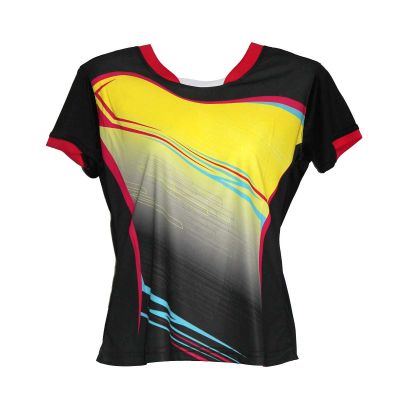 Fitted Womens Sports T-Shirt | Moisture-Wicking V-Neck Design | Ideal for Fitness, Gym, and Outdoor Use Manufacturers, Suppliers, Exporters in Delhi