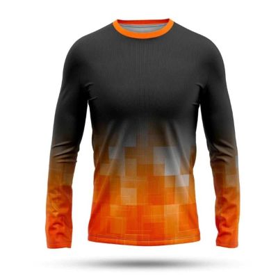 Long Sleeve Sublimation T-Shirt - Regular Fit 100% Polyester with Anti-Microbial Finish (Sizes M to 2XL) Manufacturers, Suppliers, Exporters in Delhi