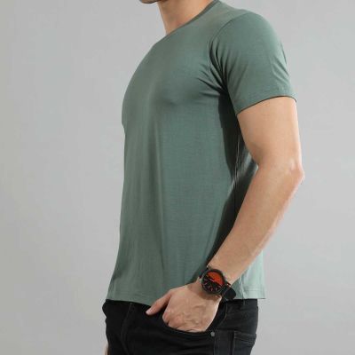 Mens Bamboo Blend T-Shirt – Relaxed Fit, Eco-Friendly and Anti-Bacterial for Casual Wear Manufacturers, Suppliers, Exporters in Delhi