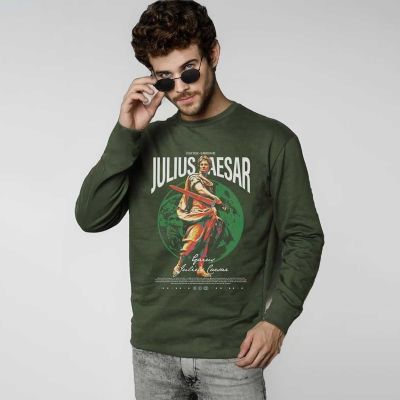 Mens Fashionable Full Sleeve Graphic T-Shirt – Slim Fit, Unique Prints, Street Style Manufacturers, Suppliers, Exporters in Delhi