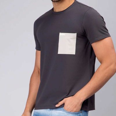 Mens Half Sleeve Pocket T-Shirt - 100% Cotton & Breathable Fabric Manufacturers, Suppliers, Exporters in Delhi