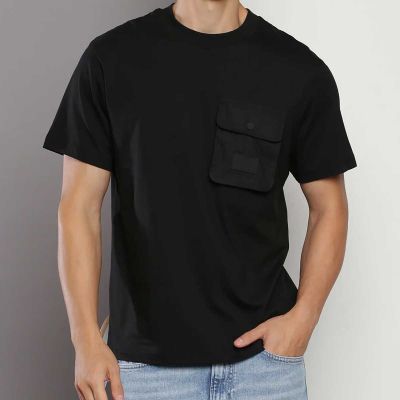 Mens Pocket T-Shirt | 100% Cotton | Casual Round Neck | M-XXL Manufacturers, Suppliers, Exporters in Delhi