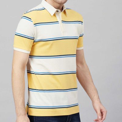 Mens Regular Fit Rugby T-Shirt | Heavyweight 250 GSM Fabric | Sporty Design | S-3XL Manufacturers, Suppliers, Exporters in Delhi