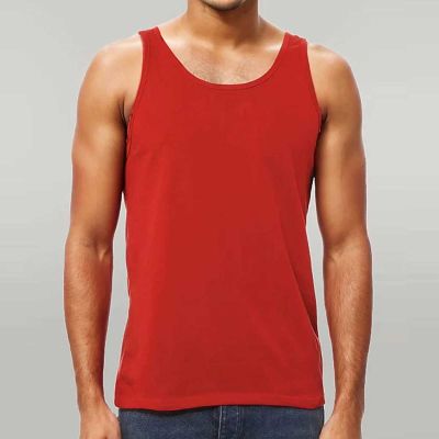 Personalized Cotton Tank Top T-Shirt - Sleeveless Design, Custom Printing & Embroidery, Lightweight & Breathable Manufacturers, Suppliers, Exporters in Delhi