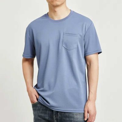 Pocket Blank T-Shirt | 100% Cotton | Regular Fit | Crew Neck | S-3XL Manufacturers, Suppliers, Exporters in Delhi