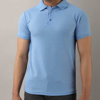 Polo Collar T-Shirt | 100% Cotton Pique | Regular Fit | 3-Button Placket | S-3XL Manufacturers, Suppliers, Exporters in Delhi