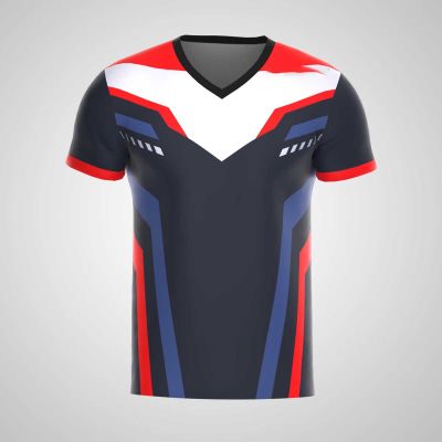 Slim Fit V-Neck Sublimation T-Shirt - Lightweight Polyester-Lycra Blend, Ideal for Custom Printing and Promotional Wear (Sizes S to 2XL) Manufacturers, Suppliers, Exporters in Delhi