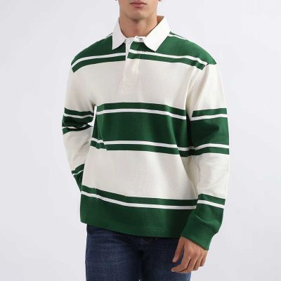 Striped Full Sleeve T-Shirt - 100% Cotton, Regular Fit, Classic Crew Neck Manufacturers, Suppliers, Exporters in Delhi