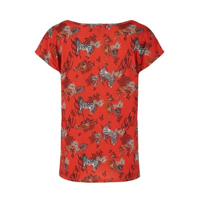 Stylish Womens Animal Print T-Shirt | Short or Long Sleeves with Neutral Base | Perfect for Casual & Evening Wear Manufacturers, Suppliers, Exporters in Delhi