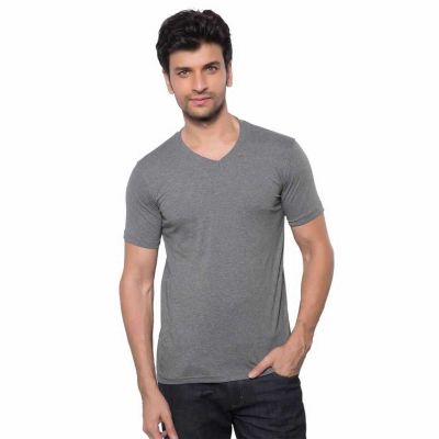 V-Neck Blank T-Shirt | 100% Cotton | Regular Fit | Reinforced Collar | S-3XL Manufacturers, Suppliers, Exporters in Delhi