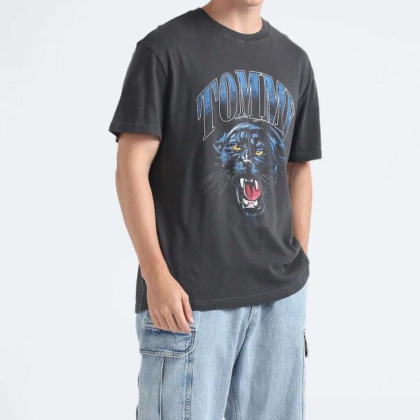 Vintage Graphic T-Shirt | Slim Fit | Retro Prints & Faded Colors | Soft Cotton-Polyester Blend | S-XXL Manufacturers  in Delhi