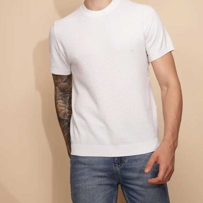 Viscose Blend T-Shirt | Tailored Fit | Soft & Lightweight | Earth Tones | M-XXL Manufacturers, Suppliers, Exporters in Delhi