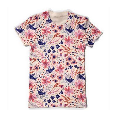 Womens Abstract Print T-Shirt | Loose Fit in Soft Cotton or Modal | Perfect for Artsy Events & Casual Outings Manufacturers, Suppliers, Exporters in Delhi