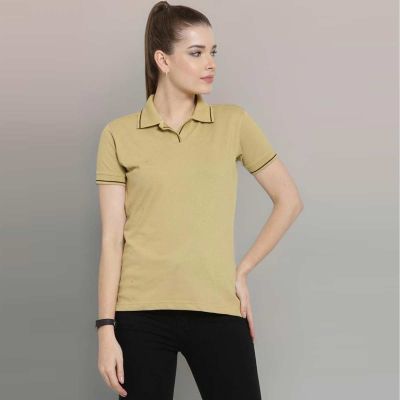 Womens Fitted Corporate T-Shirt | Cotton Spandex, Moisture-Wicking | Professional Office Wear Manufacturers, Suppliers, Exporters in Delhi