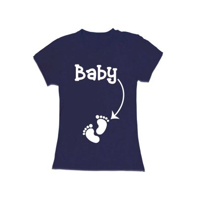 Womens Graphic Maternity T-Shirt | Soft Cotton, Playful Prints | Ideal for Everyday Wear & Social Gatherings Manufacturers, Suppliers, Exporters in Delhi