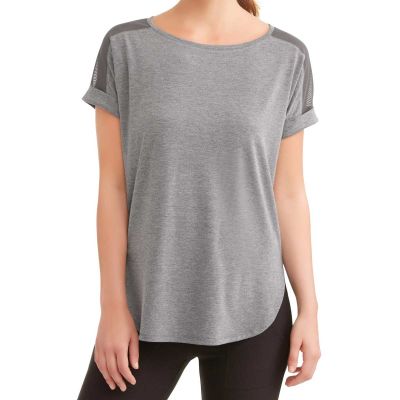 Womens Active Knitted T Shirt Moisture Wicking Gym Wear XS to XL Manufacturers, Suppliers, Exporters in Delhi