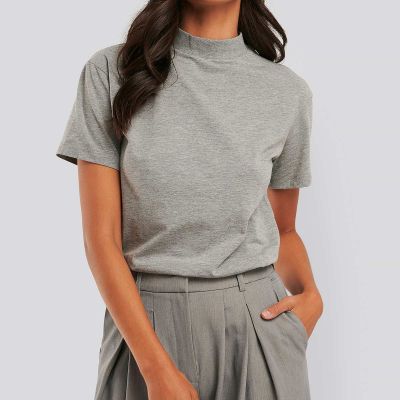 Womens Basic Knitted T Shirt Soft Cotton Casual Wear XS to XL Manufacturers, Suppliers, Exporters in Delhi