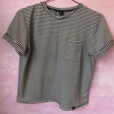 Womens Boxy Striped T Shirt Relaxed Fit Casual Wear XS to XL Manufacturers, Suppliers, Exporters in Delhi