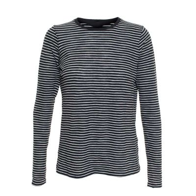 Womens Long Sleeve Striped T Shirt Soft Cotton Casual Wear XS to XL Manufacturers, Suppliers, Exporters in Delhi