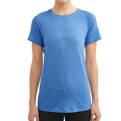Womens Striped Active T Shirt Quick Dry Moisture Wicking XS to XL Manufacturers, Suppliers, Exporters in Delhi