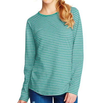Womens Striped Knitted T Shirt V Neck Soft Cotton Casual Wear XS to XL Manufacturers, Suppliers, Exporters in Delhi